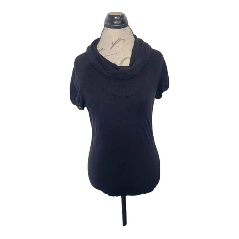 Express Design Studio Size Medium Sweater Drape Collar Cowl Rolled Business